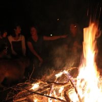 Ausklang am Lagerfeuer