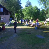 damals noch auf der vordere Wiese