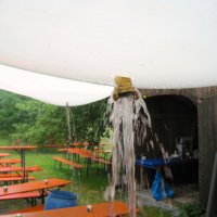 der unvermeidliche Regenschauer