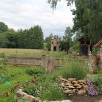 Manni hat den Garten wieder schön hergerichtet