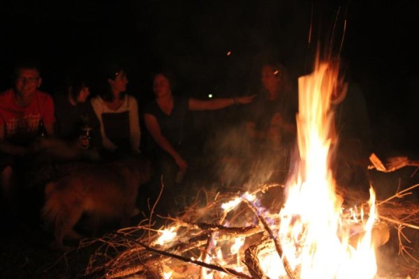 Ausklang am Lagerfeuer
