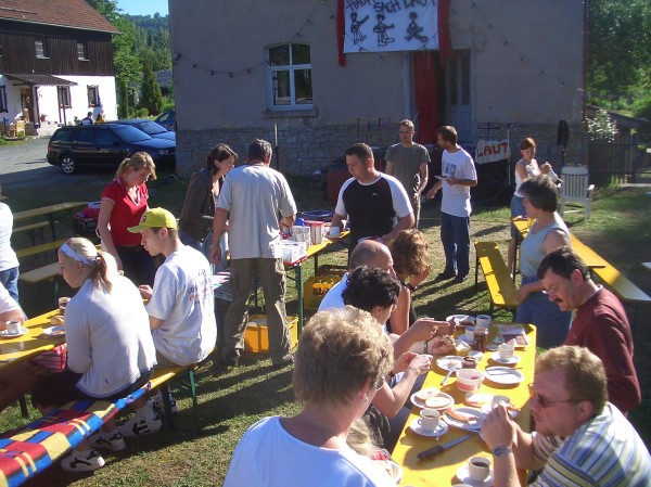 Frühstück am Tag danach